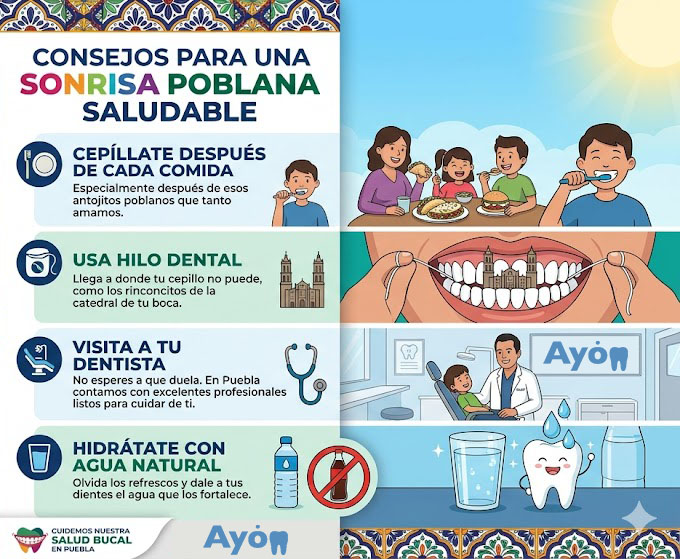 Consejos para el día de la salud bucal en Puebla